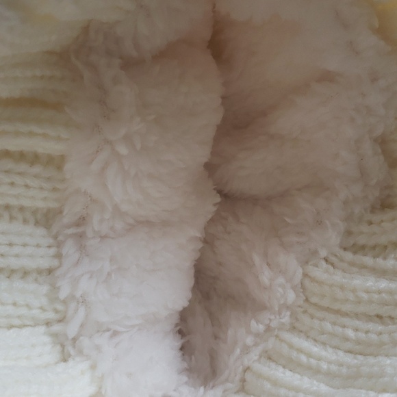 Vintage Philadelphia Phillies Patch Cable Knit Pom Pom Hat - Picture 3 of 4